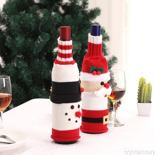 Xmas GiftsWine Bottle Set Christmas Decorationsfor Home 2020 Navidad Noel Cristmas Ornaments Xmas Gifts Happy New Year