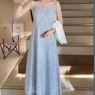 Femininechic ชุดเดรสสั้น ลายดอกไม้ สไตล์ฝรั่งเศสย้อนยุค แฟชั่นสําหรับผู้หญิง