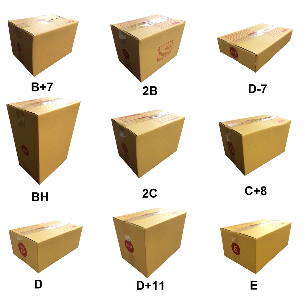 กล่องไปรษณีย์-โปรโมชั่น-ส่งฟรี-กล่องกระดาษ-กล่องกระดาษฝาชน-กล่องกระดาษ3ชั้น-b-7-2b-d-7-bh-2c-c-8-d-11-e