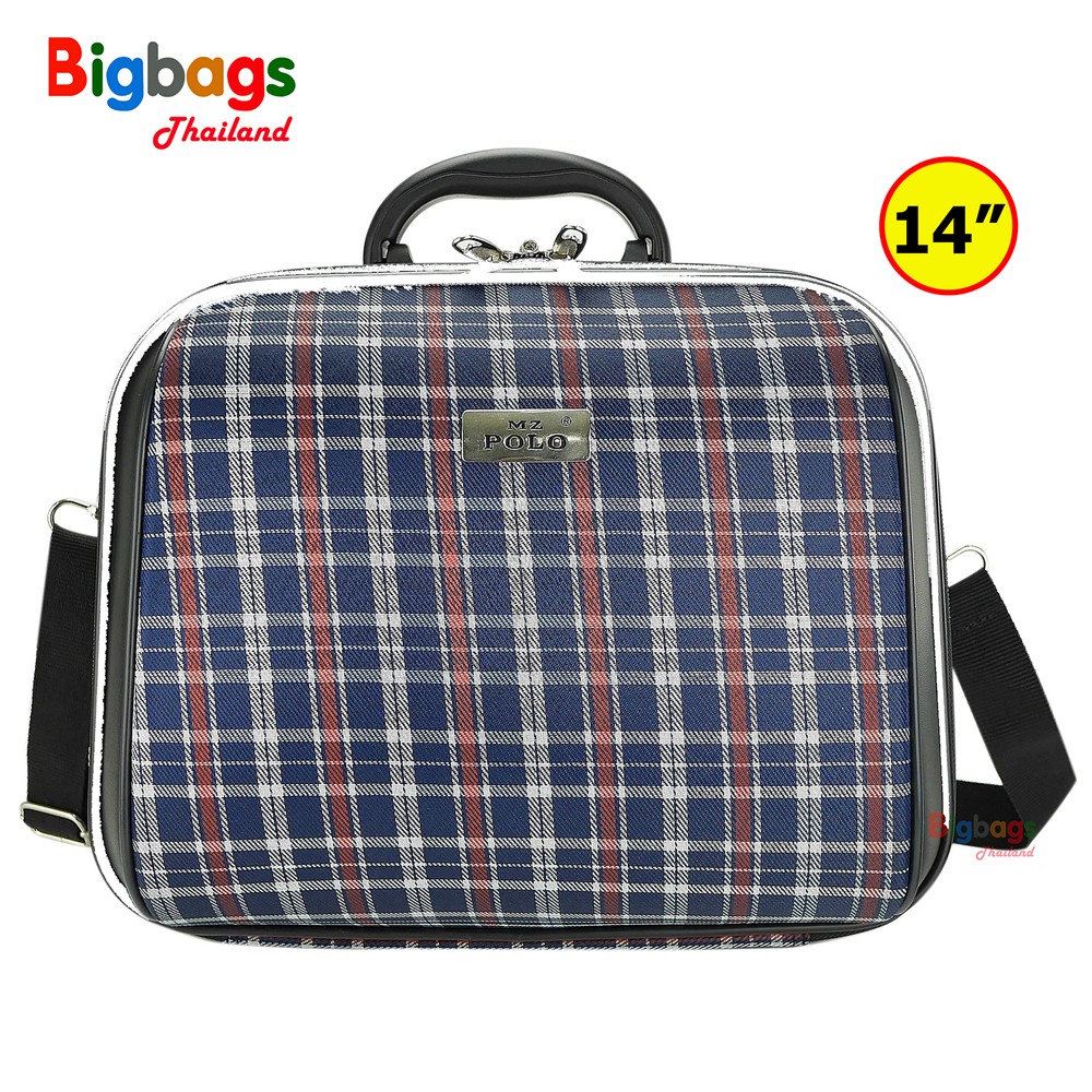 bigbagsthailand-กระเป๋าเดินทาง-กระเป๋าสะพายข้างสอดคันชัก-14-นิ้ว-travel-folding-bag-รุ่น-mz489
