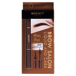 Browit By Nongchat Brow Salon Liquid And Cara บราวอิท โบรว ซาลอน ลิควิด&amp;มาสคาร่าคิ้ว