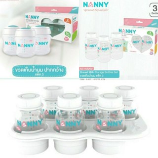 ภาพหน้าปกสินค้าขวดเก็บน้ำนม 4oz แพค 3-6ขวด แนนนี่ Nanny BPA Free ที่เกี่ยวข้อง