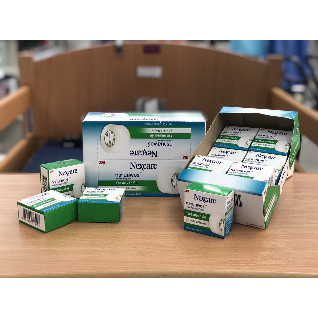 3m-nexcare-transpore-1-นิ้ว-x-10-หลา-3-เอ็ม-เน็กซ์แคร์-ทรานสพอร์-เทปแต่งแผลชนิดใส-exp-08-2026