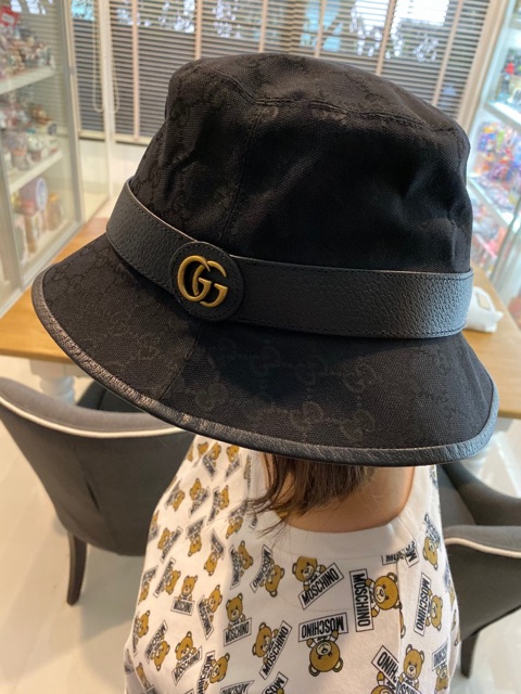 New Gucci canvas bucket hat with double G Shopee Thailand