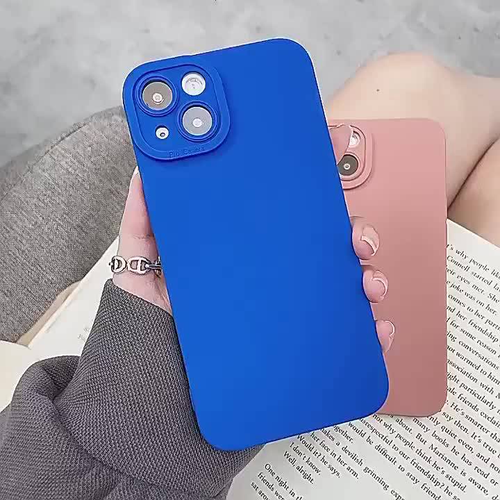 ไคลน์-บลูเคสซิลิโคนป้องกันเลนส์กล้องสำหรับ-huawei-p50-p40-p30-pro-mate-40-30-20-proเคสกันกระแทกแบบนิ่ม