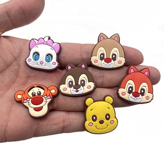 อุปกรณ์เสริมรองเท้า Pvc รูปสัตว์น่ารักสําหรับตกแต่งสวน 1 ชิ้น
