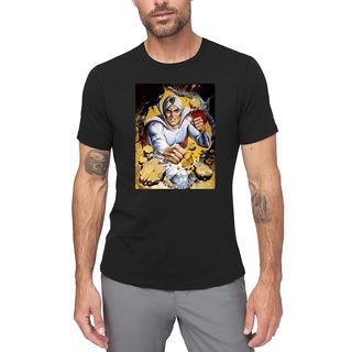 T-shirt  เสื้อยืดแขนสั้น พิมพ์ลาย Kaliman Face สีดํา สไตล์คลาสสิก สําหรับผู้ชายS-5XL