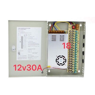 12V 30A แหล่งจ่ายไฟสำหรับตรวจสอบแหล่งจ่ายไฟส่วนกลาง18ทาง240W แหล่งจ่ายไฟสำหรับตรวจสอบแหล่งจ่ายไฟLED