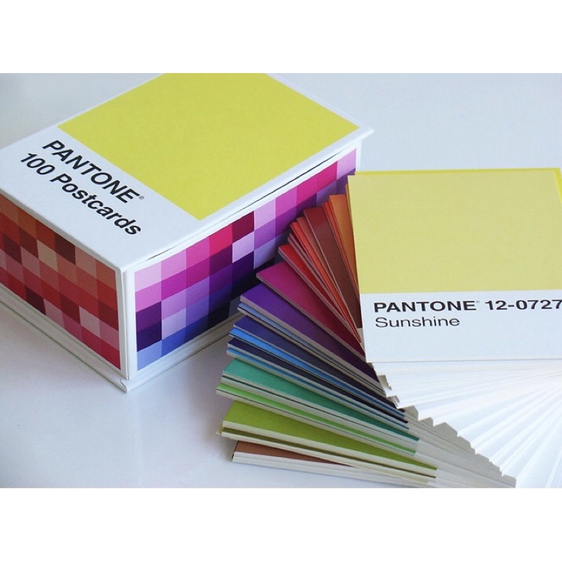 พร้อมส่ง Pantone Postcard Box: 100 Postcards (โปสการ์ด สี) | Shopee ...