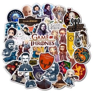 สติ๊กเกอร์ติดหมวกกันน็อคกันน้ํา 50 ชิ้น Tv Season 8 Game Of Thrones