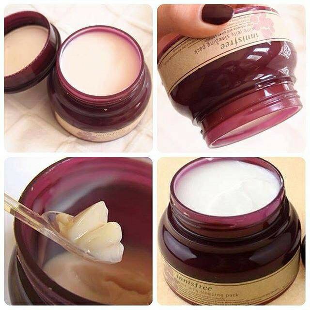 Innistfree wine jelly sleeping pack 80 ml. Shopee Thailand