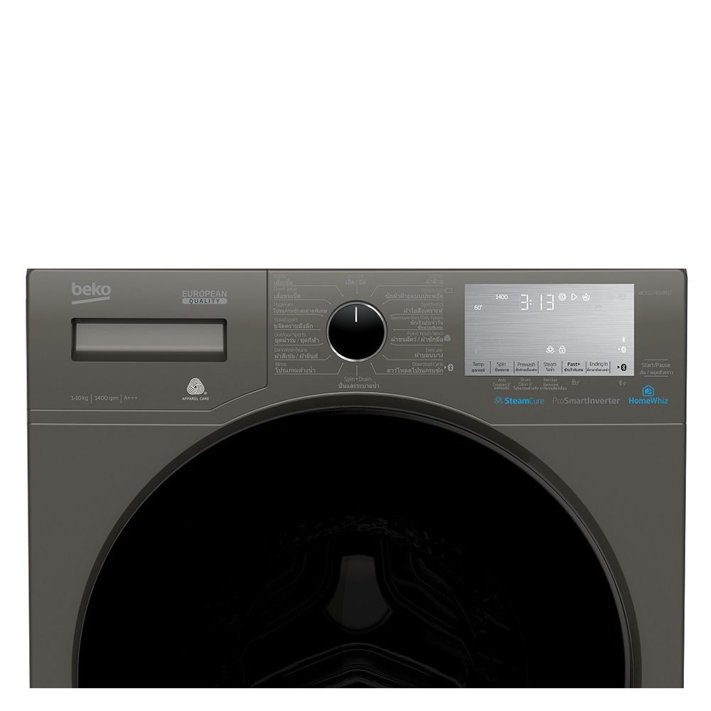 เครื่องซักผ้า-เครื่องซักผ้าฝาหน้า-beko-wcv10749xmst-10-กก-1400rpm-อินเวอร์เตอร์-เครื่องซักผ้า-อบผ้า-เครื่องใช้ไฟฟ้า-fl