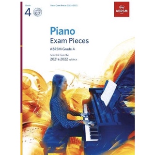 หนังสือPiano Exam Pieces 2021 &amp; 2022, ABRSM Grade 4, with CD: Selected from the 2021 &amp; 2022 syllabus (ABRSM Exam Pieces)