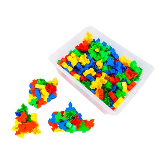 0751ของเล่น, ของเล่นเสริมพัฒนาการ, ของเล่นเด็ก, ของเล่นไม้ ตัวต่อ สามเหลี่ยมสร้างสรรค์