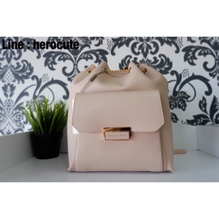 Charles&Keith รุ่น Drawstring Shoulder bag ส่งฟรีEMS