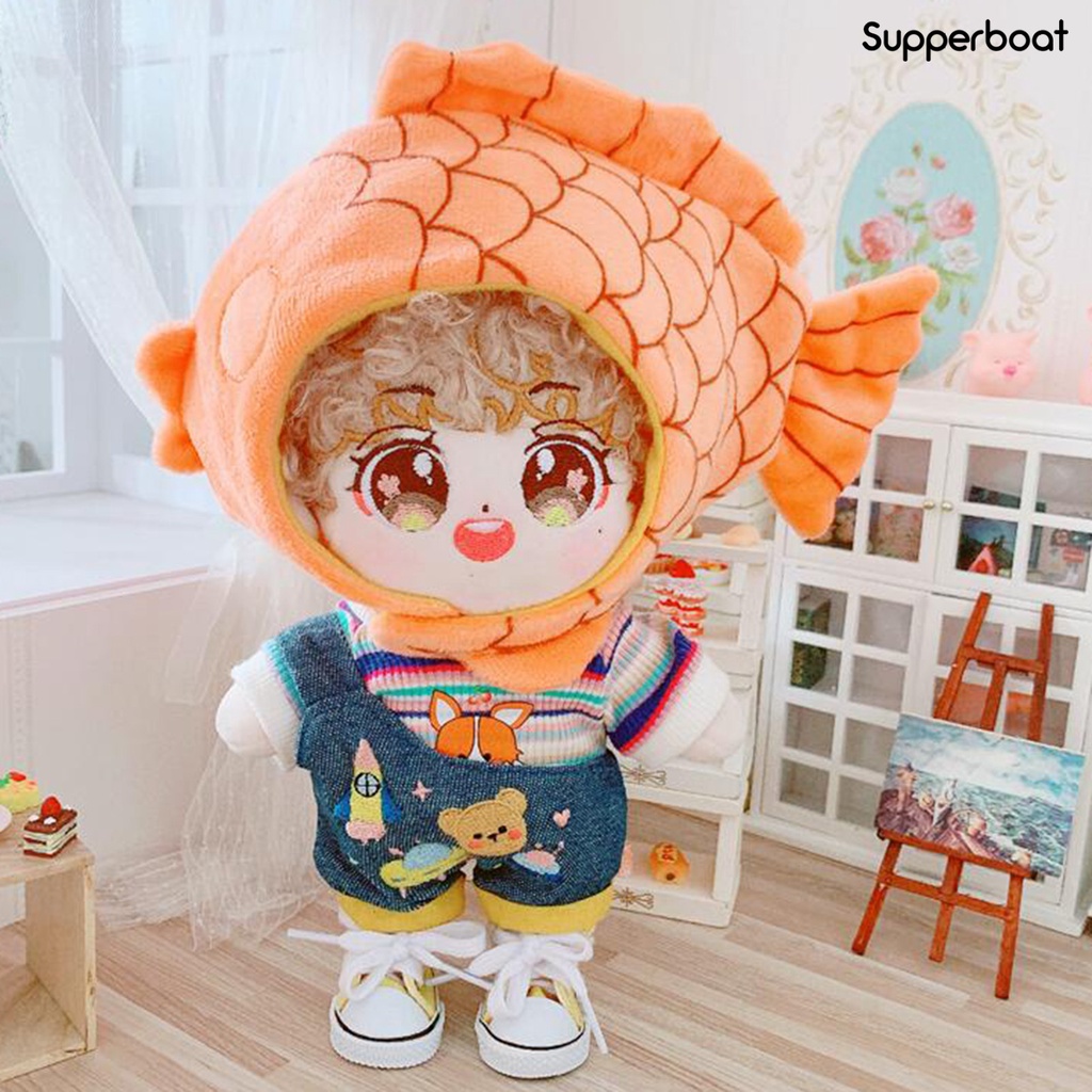 ภาพหน้าปกสินค้าSuppe ของเล่นเสื้อผ้าตุ๊กตา Taiyaki หมวกสําหรับเด็ก 1 ชุด