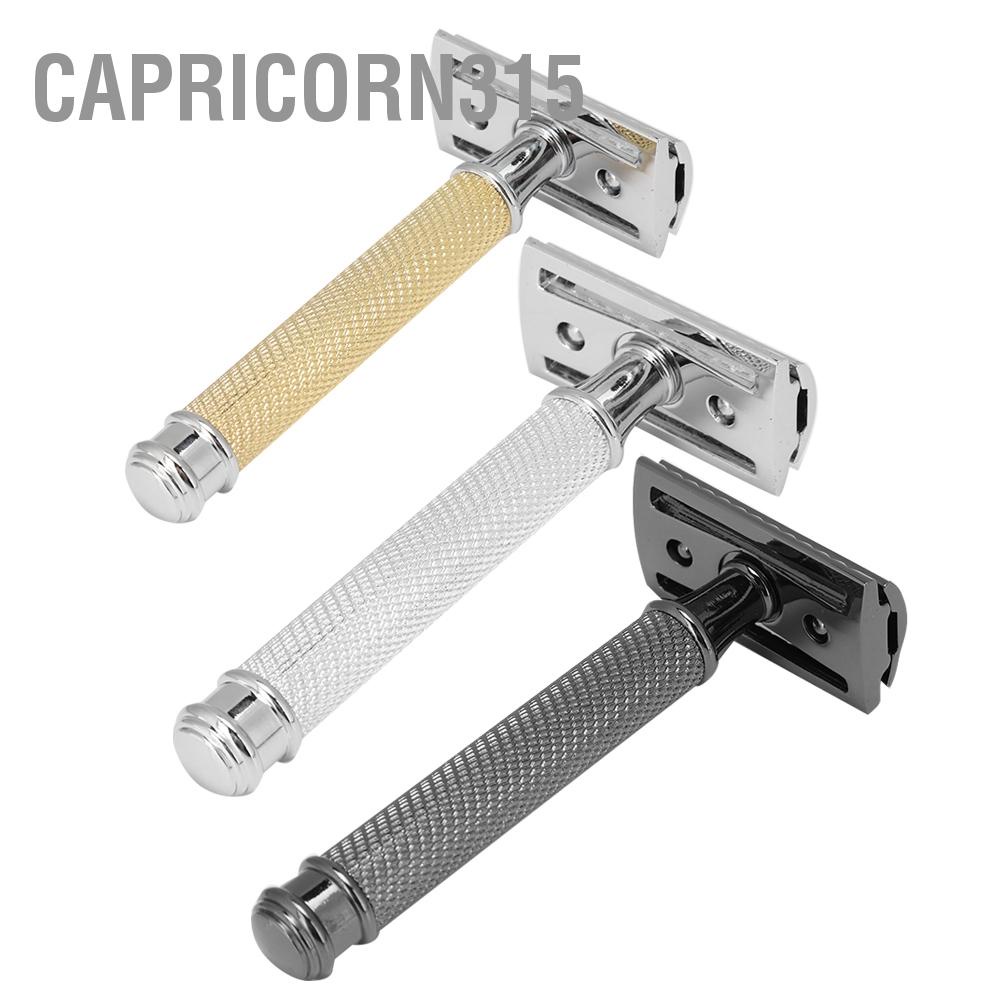 capricorn315-classic-manual-shaver-metal-handle-double-edged-safety-shaving-tool-gift-for-men-use