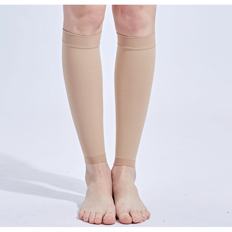 ปลอกรัดน่อง-ผ้ารัดน่อง-สีเนื้อ-1คู่-ปลอกขาเรียว-ปลอกขาใส่วิ่ง-ปลอกขากันแดด-ปลอกขาแบบยาว-ปลอกขารัดขา