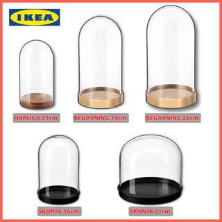 IKEAแท้ โดมแก้วพร้อมฐาน วางโชว์สิ่งของที่คุณรักในโดมแก้วพร้อมฐาน เลือกขนาดได้ตามความต้องการ สินค้าขายดี
