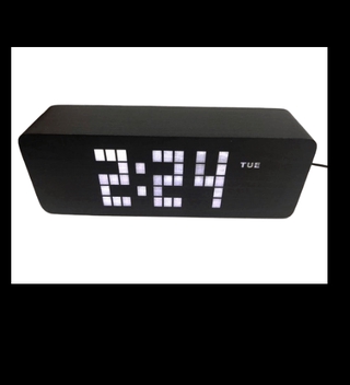 Bighot  INOVA นาฬิกาตั้งโต๊ะ LED CSL030-WH สีดำ**ถูกที่สุด**