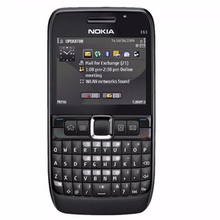 ภาพขนาดย่อของสินค้าโทรศัพท์มือถือโนเกียปุ่มกด NOKIA E63 (สีดำ) 3G/4G รุ่นใหม่2020