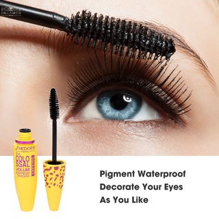 【DREAMER】Brand New Makeup Volume Express COLOSSAL Mascara With Collagen Cosmetic Extension Long Curling Waterproof Eyelash Black