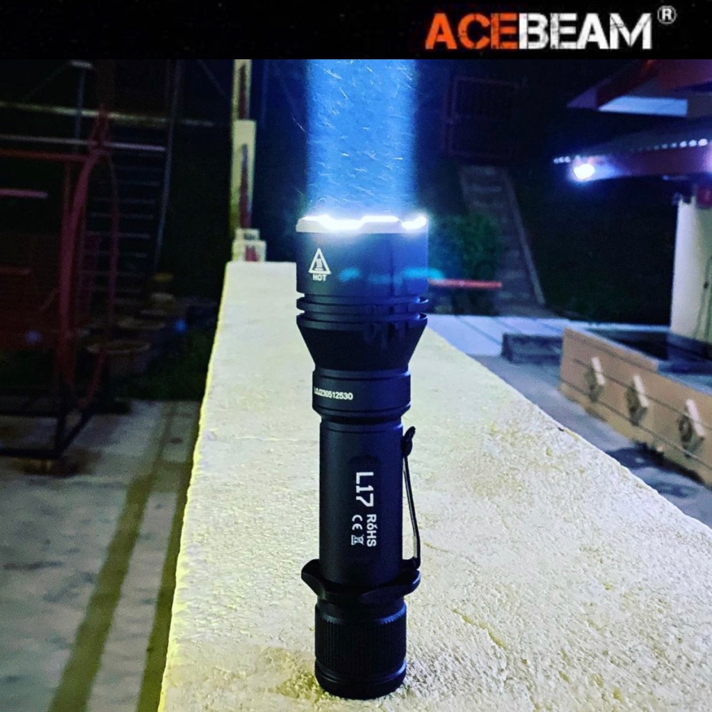 #ACEBEAM L17 Ultra-long Range Flashlight | Shopee Thailand