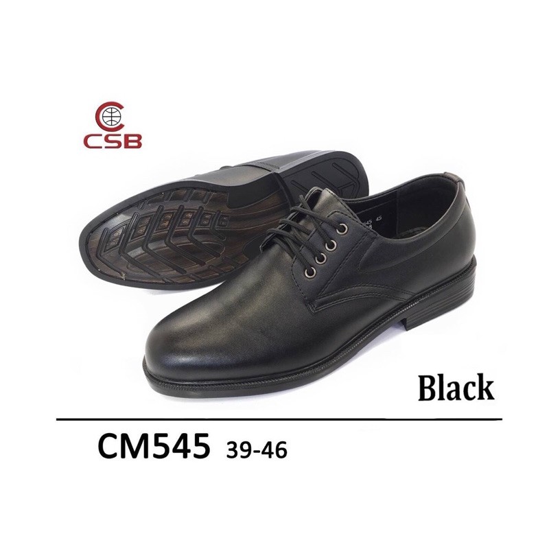 ภาพหน้าปกสินค้า(ใส่โค้สNPSH3435) รองเท้าคัทชู CM545 รองเท้าหนังขัดมัน ยี่ห้อ CSB