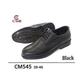 ภาพย่อรูปภาพสินค้าแรกของ(ใส่โค้สNPSH3435) รองเท้าคัทชู CM545 รองเท้าหนังขัดมัน ยี่ห้อ CSB