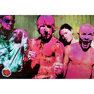 โปสเตอร์ รูปถ่าย วง ดนตรี ร็อก Red Hot Chili Peppers (1983-Now) POSTER 24"x35" Inch American Funk Alternative Rock V7