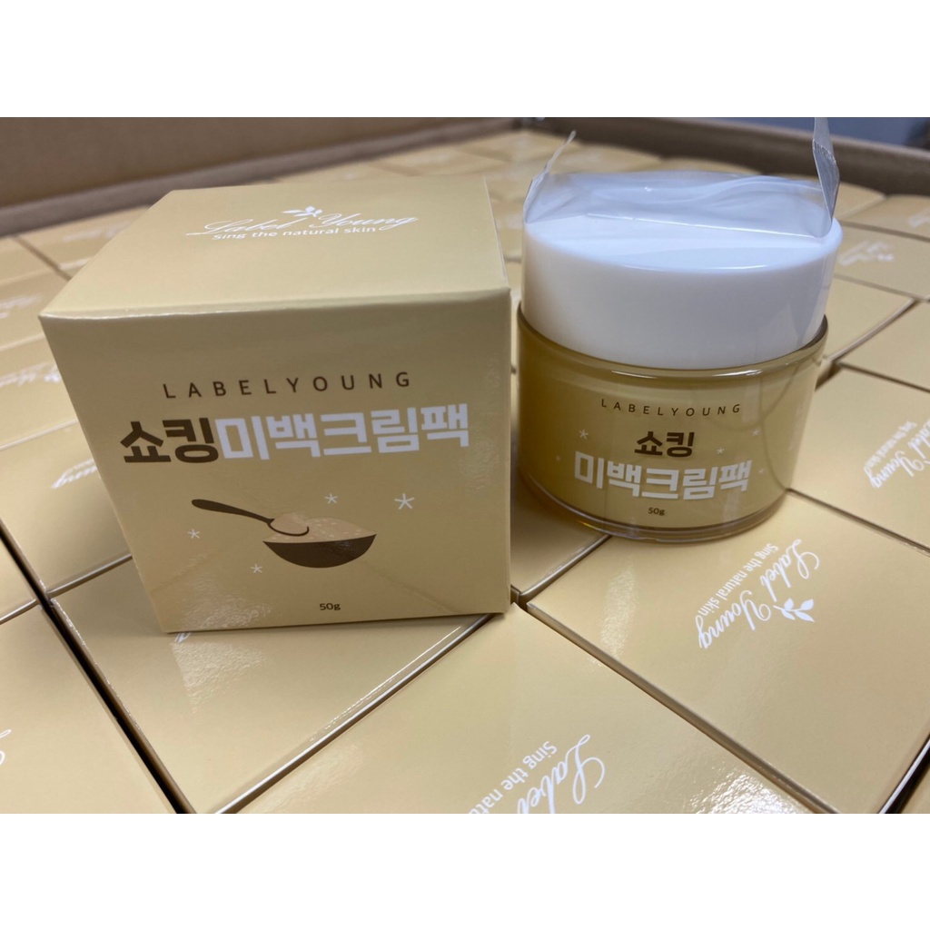 ครีมหน้าสด-ครีมนมสด-ของเกาหลี-labelyoung-shocking-whitening-cream-pack-50g