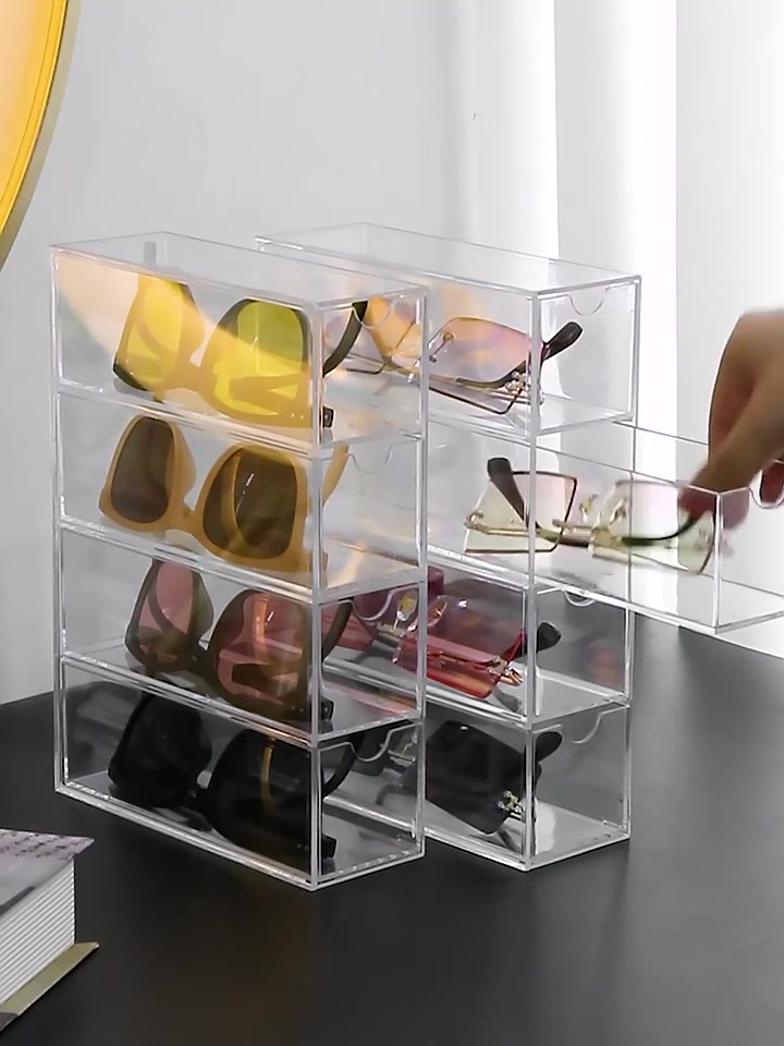4-ชั้น-กล่องเก็บของอเนกประสงค์-กล่องใส่แว่นตา-กล่องเก็บแว่นตา-ขนาดใหญ่-วางซ้อนกันได้-อเนกประสงค์-กล่องเก็บแว่นกันแดด-กล่องเก็บของอะครีลิค-กล่องเก็บเครื่องประดับ-กล่องเก็บเครื่องสำอางลิปสติก