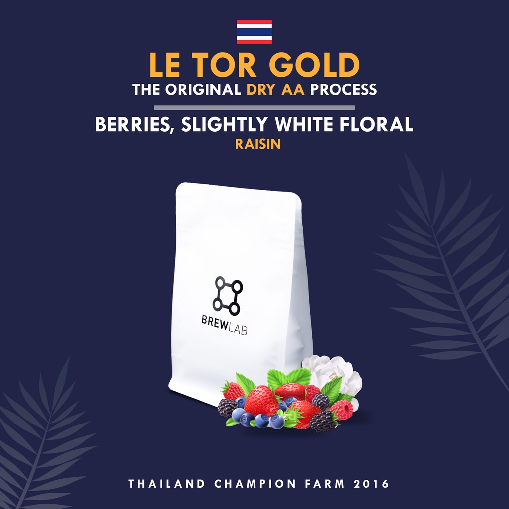 ลด15-obnov100-เมล็ดกาแฟ-le-tor-gold-thailand-champion-farm-2016