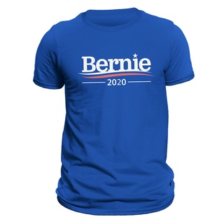 เสื้อยืดโอเวอร์ไซส์เสื้อยืดคอกลม แขนสั้น ผ้าฝ้าย ลาย Bernie Sanders 2020 สไตล์เกาหลี สําหรับผู้ชายS-3XL