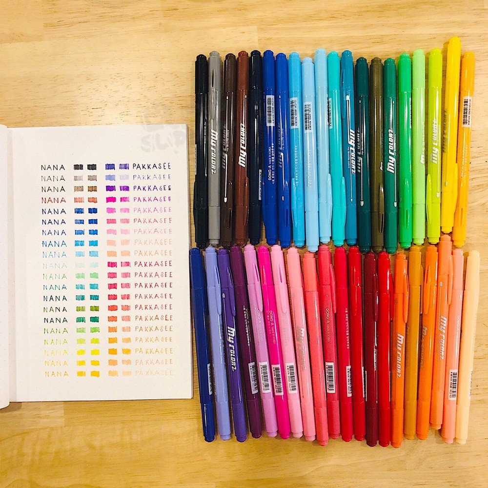 ปากกาสี-2-หัว-my-color-two-dong-a