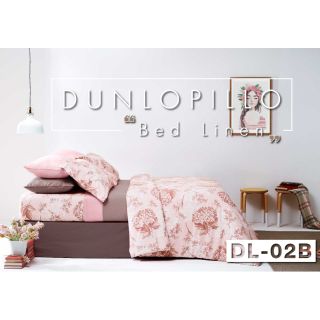 ชุดเครื่องนอน  Dunlopillo Print    รหัส DL-02B   เซ็็ทผ้านวมพร้อมผ้าปู หรือ ซื้อแยกชิ้นได้ ทอละเอียด 360 Trd,