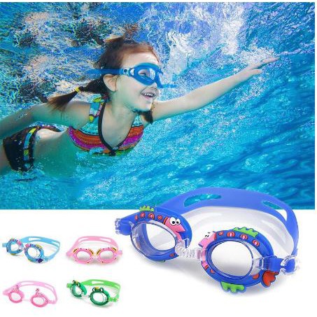 ภาพหน้าปกสินค้าพร้อมส่ง แว่นตาว่ายน้ำสำหรับเด็ก แว่นกันน้ำ มีให้เลือก 11 แบบ