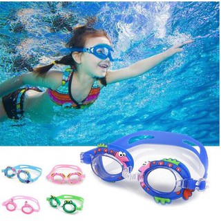 ภาพขนาดย่อของสินค้าพร้อมส่ง แว่นตาว่ายน้ำสำหรับเด็ก แว่นกันน้ำ มีให้เลือก 11 แบบ