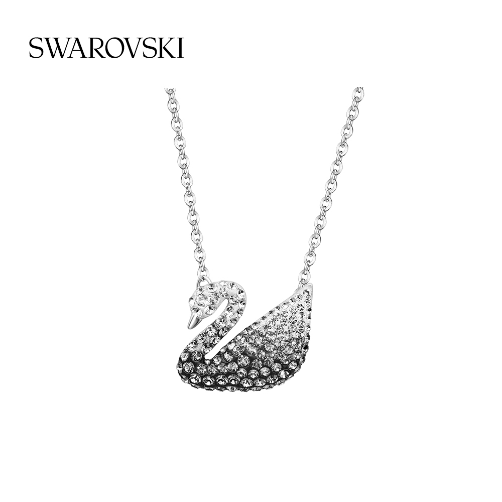 ขายแฟลช-100-swarovski-iconic-หงส์ดํา-หงส์ดํา-สร้อยคอแฟชั่น-เครื่องประดับ