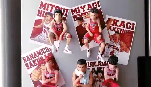 แม่เหล็กตู้เย็น-slam-dunk-magnet-3d-ตัวละครบาสเก็ตบอลแม่เหล็กเหนียว-shohoku-sakuragi-hanamichi