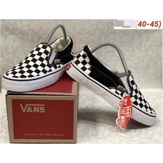 vans slip on รองเท้าผ้าใบแบบสวม ยอดฮิต