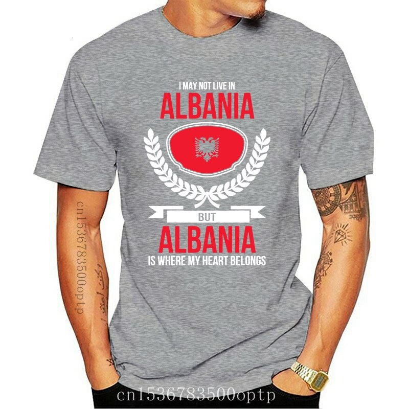 100-cotton-เสื้อยืด-ผ้าฝ้าย-ทรงหลวม-พิมพ์ลาย-albania-my-heart-belongs-to-albania-country-love-hndjdk44nfecbk94
