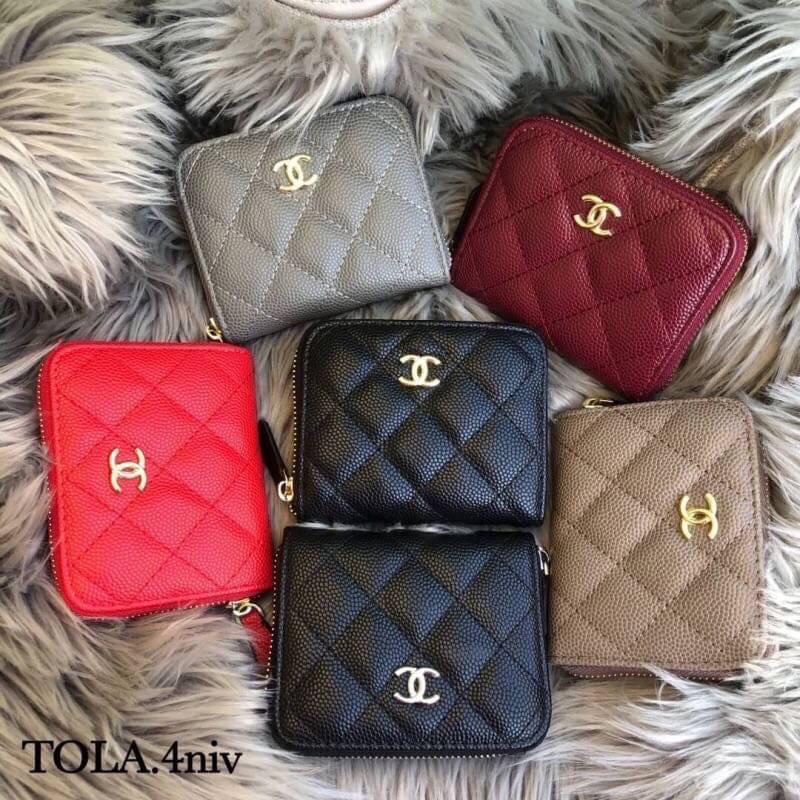กระเป๋าสตางค์ใบสั้นสไตล์แบรนด์-small-wallet-style-เกรดพรีเมี่ยม-ขนาดโดยประมาณ4-พร้อมกล่องแบรนด์