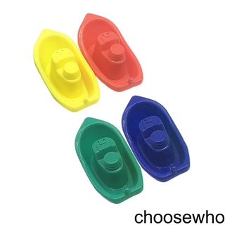 [CHOO] 4 Pcs Kids Little Boats Toy Plastic Fun Bath Toys Baby Gift Childrens Tub Floating Ship Beach Boats Toys