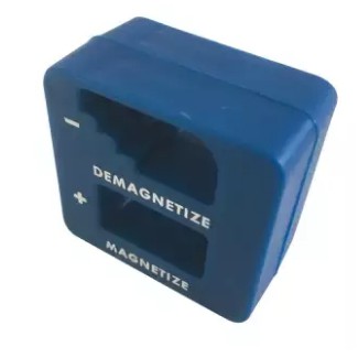 magnet-แม่เหล็ก-สำหรับถูอุปกรณ์-ให้เป็นขั้วแม่เหล็ก-magnetizer-demagnetizer-blue