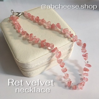 Red velvet necklace ig.abcheese.shop