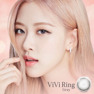 Vivi Ring Gray สีเทา By Gaezz Secret  คอนแทคเลนส์ (Contact lens) ขนาดมินิ มีค่าสายตา 0.00 ถึง -10.00