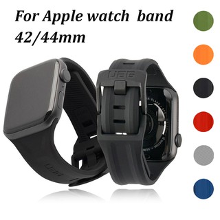 ภาพหน้าปกสินค้าสายนาฬิกาข้อมือซิลิโคน กันน้ํา สําหรับ Apple Watch 6 iWatch SE 5 4th Generation 38 40 42 44 มม. ที่เกี่ยวข้อง