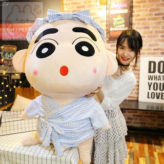 ตุ๊กตานุ่มนิ่มสกุชชี่ของเล่นคลายเครียด♂✖▽Crayon Shin-Chan หมอน Plush ของเล่นตุ๊กตาขนาดใหญ่ Ragdoll ตุ๊กตาตลกของขวัญวันวา