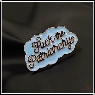 ★ F.uck The Patriarchy - เข็มกลัดเมฆ ★ เข็มกลัด รูปการ์ตูน Doodle Enamel Pins แบบสร้างสรรค์ สําหรับติดกระเป๋าเป้สะพายหลัง จํานวน 1 ชิ้น